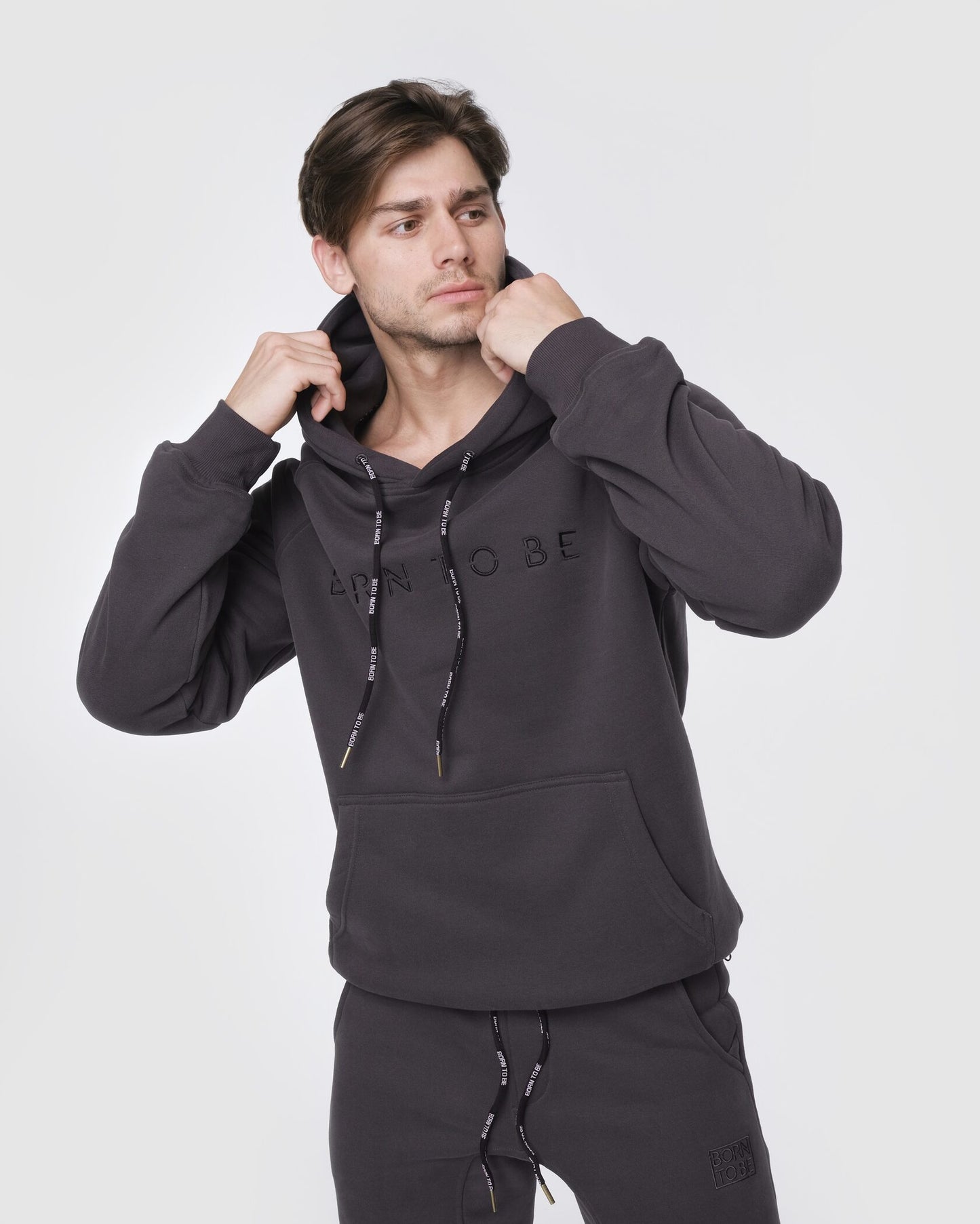 Warm Up Hoodie Dark Grey