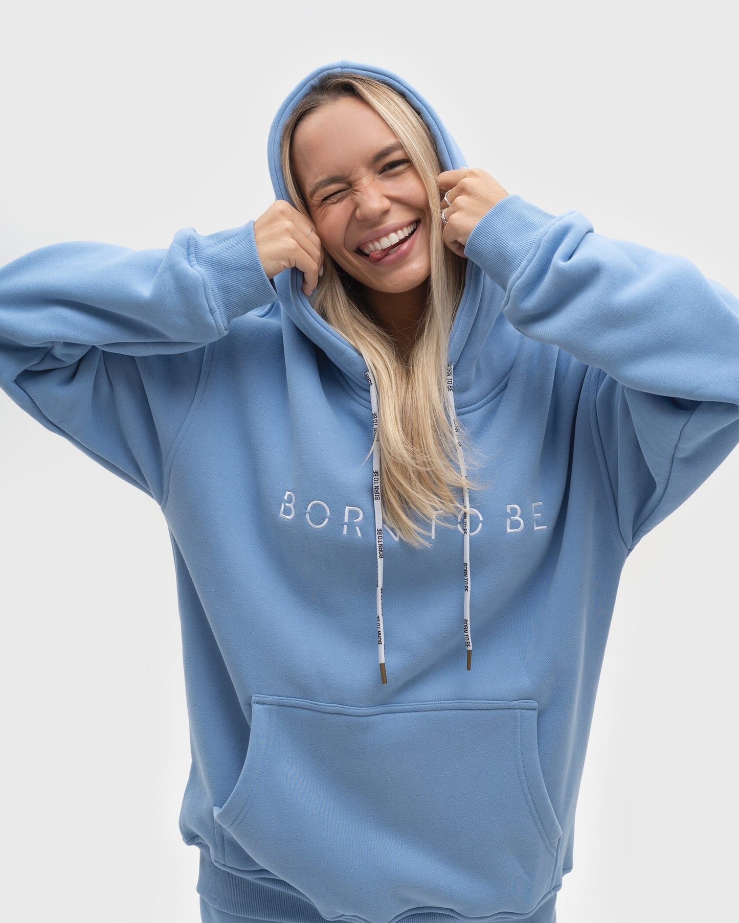 Warm Up Hoodie Blue