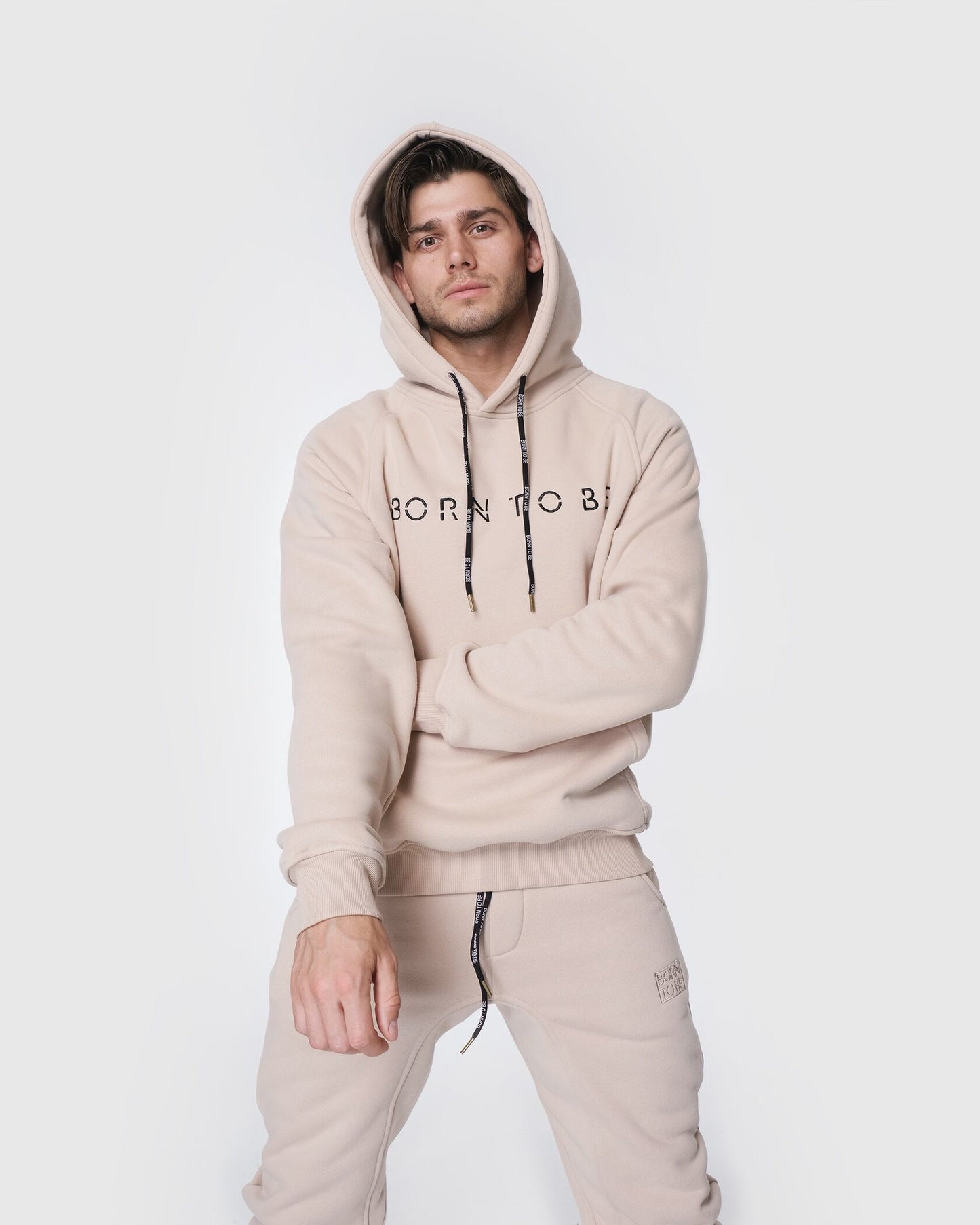 Warm Up Hoodie Light Beige