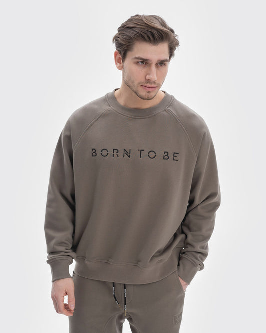 Lightweight Sweatshirt Stone Grey