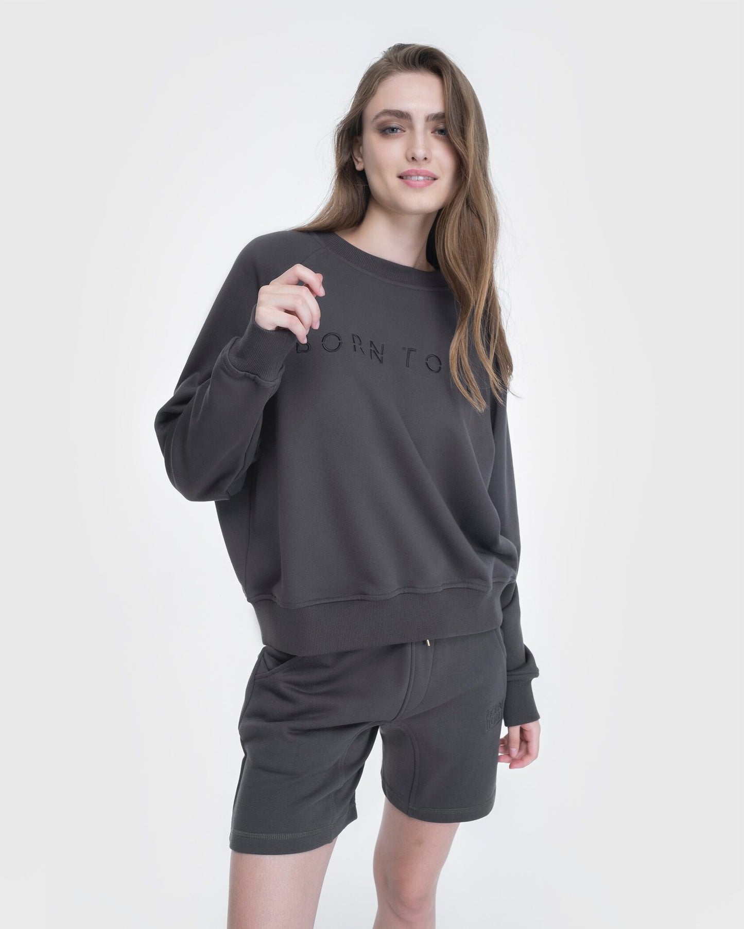 Lightweight Sweatshirt Dark Grey