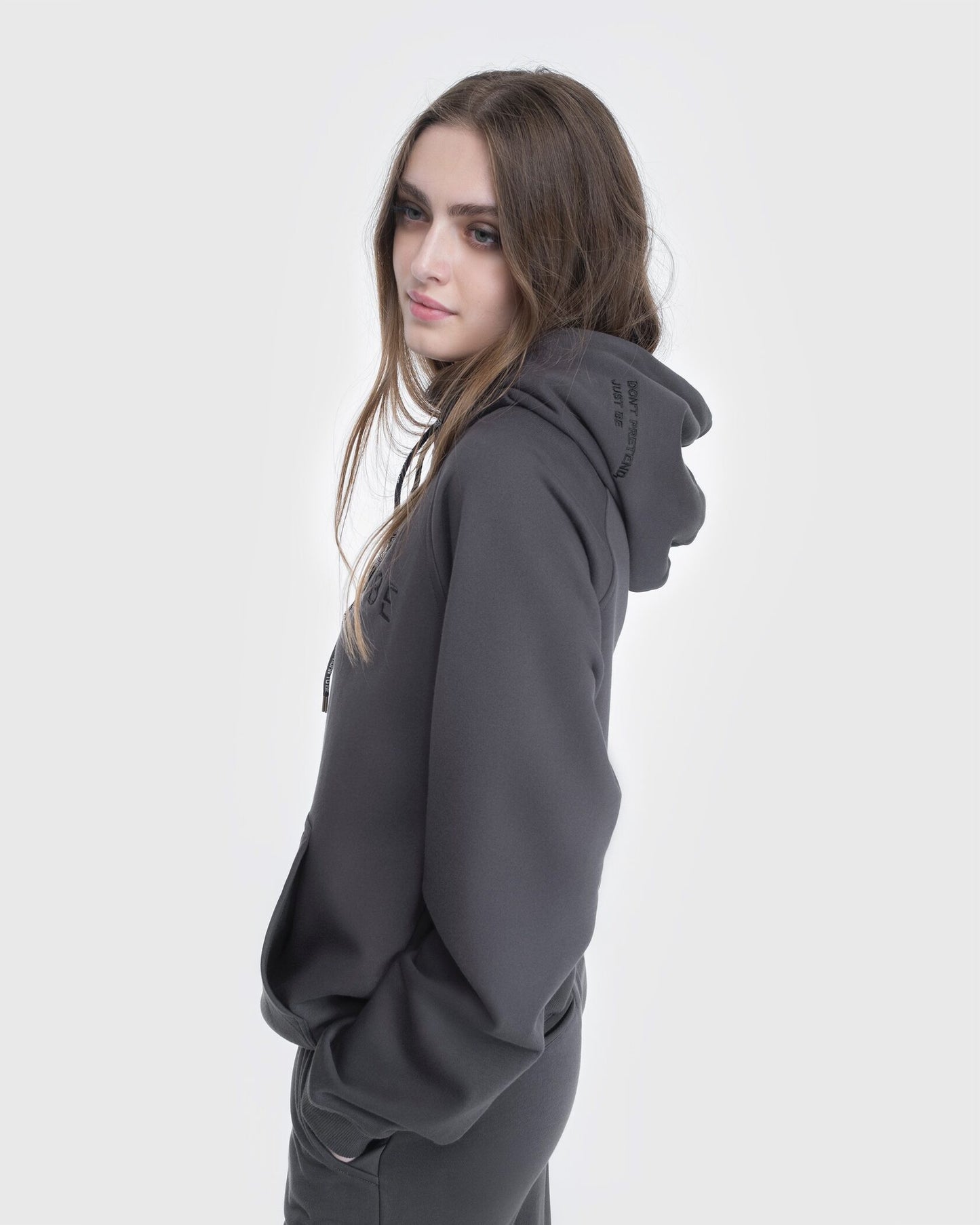 Lightweight Hoodie Dark Grey