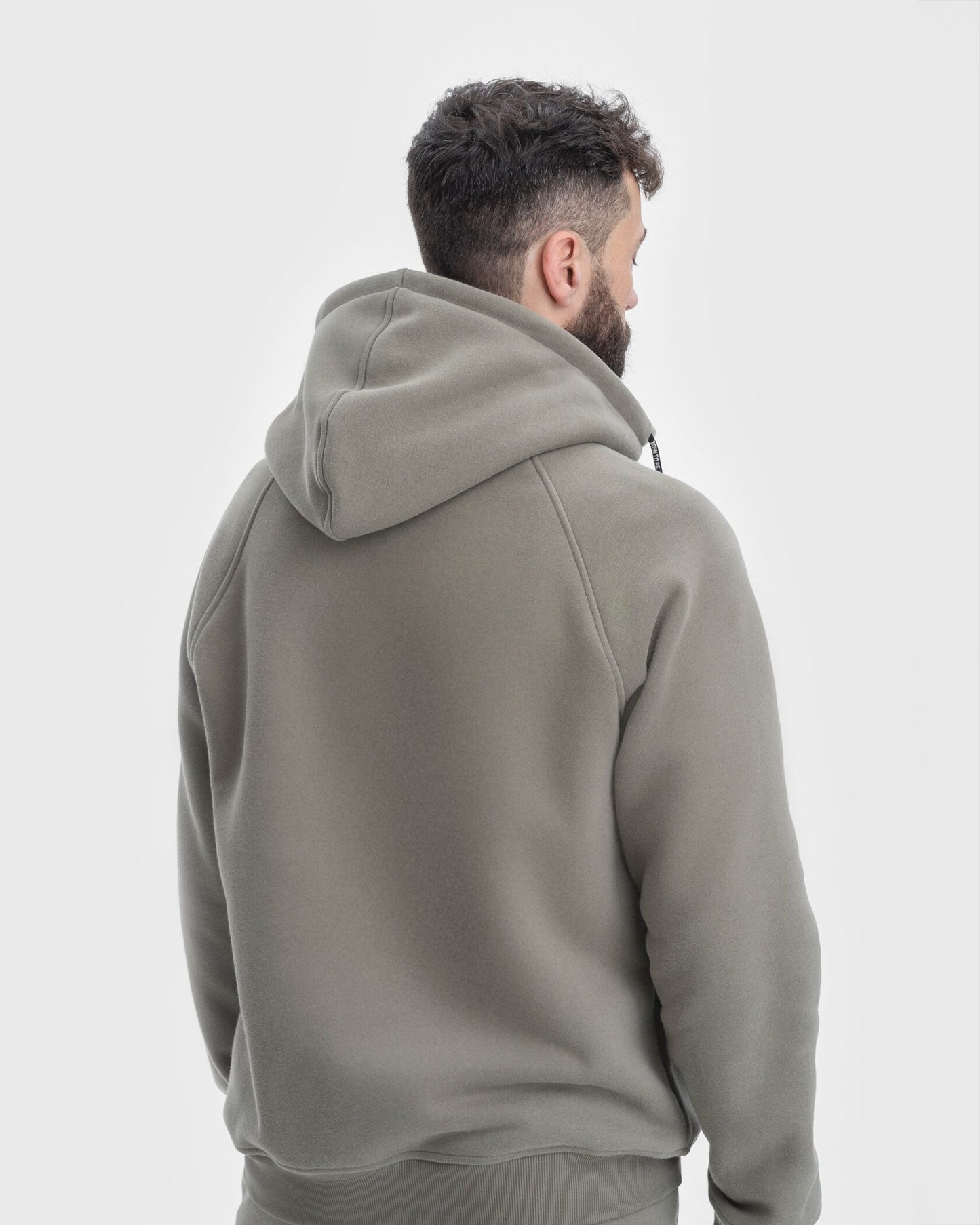 Zipped Hoodie Olive